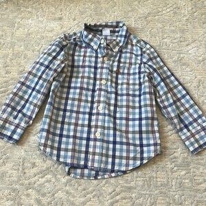 Gap Button Down Flannel Checkered Shirt